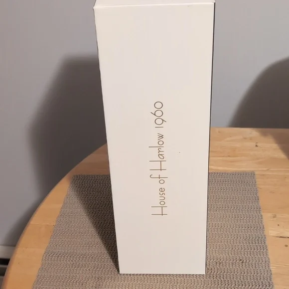 Pink Rhinestone Tumbler w/ Straw & Handle House Of Harlow 1960 New - Picture 6 of 6